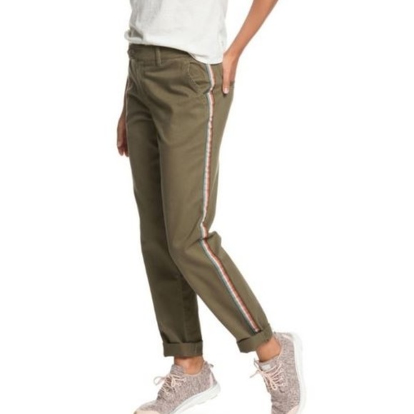 Roxy Pants - Roxy Burnt Olive Pants